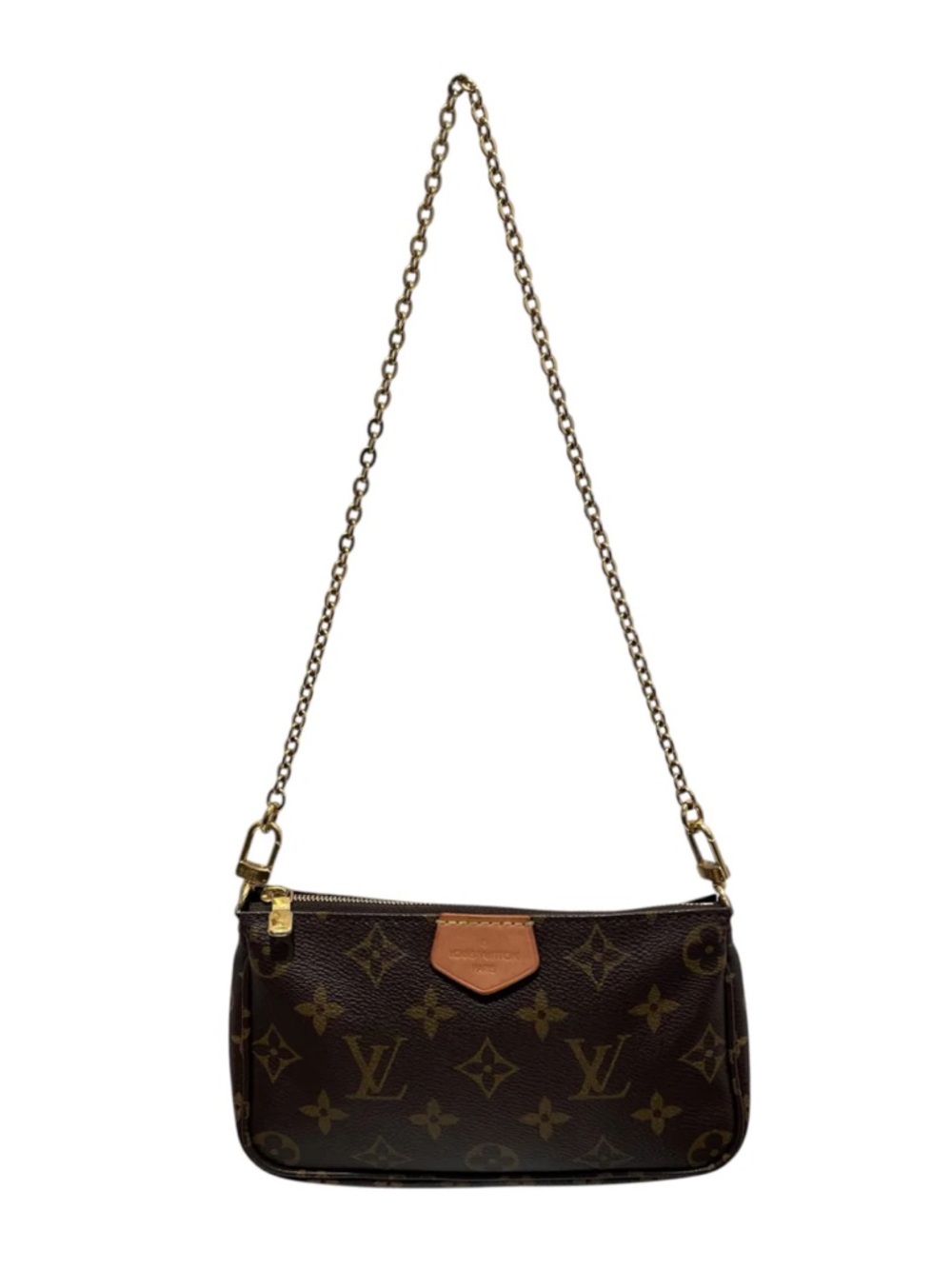 Louis Vuitton Brown Monogram Pochette Accessoire Shoulder Bag